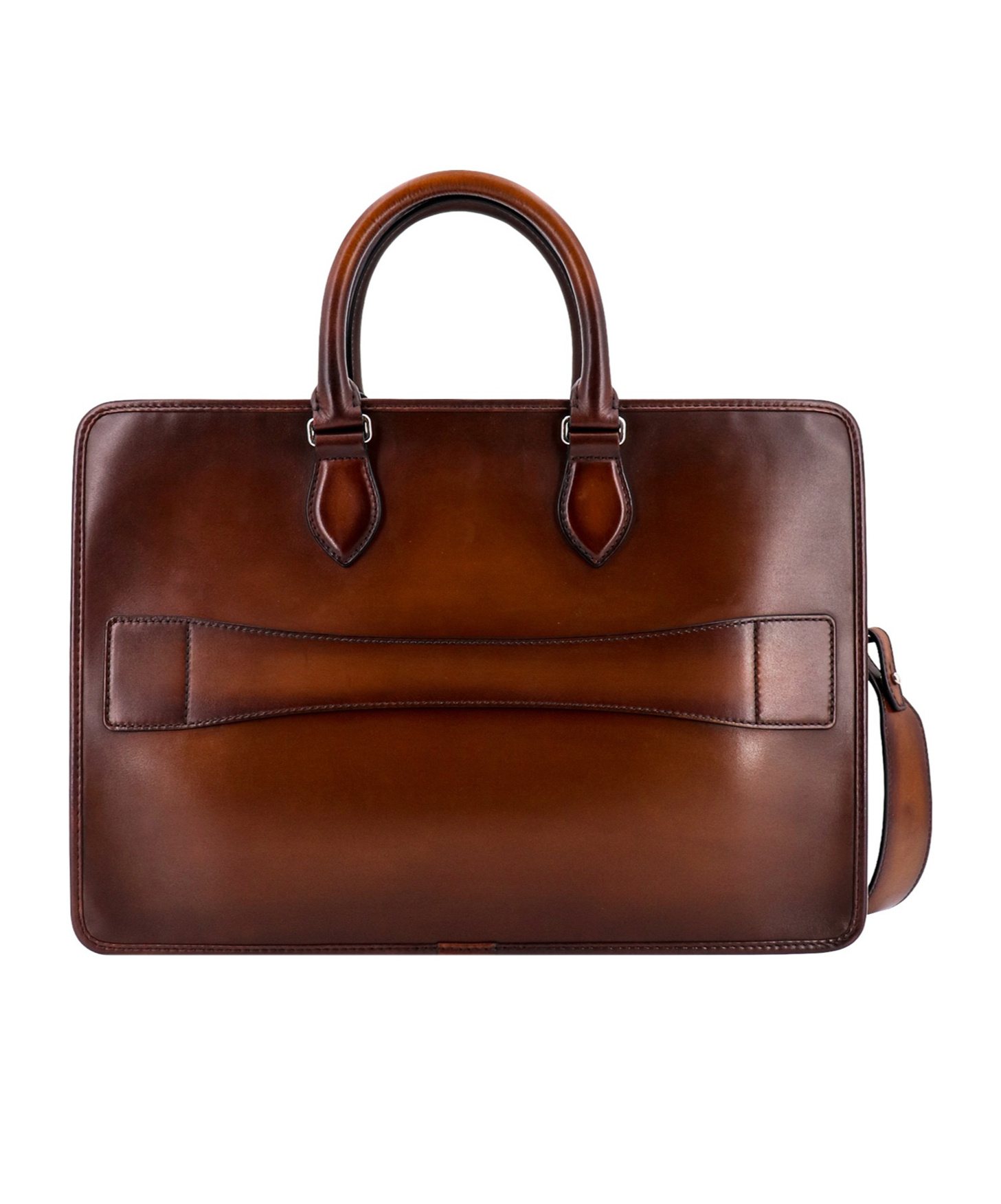 Berluti Briefcase Bag Featuring Adjustable Strap In Brown
