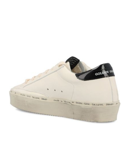 Golden Goose Leather Hi Star Sneakers In White