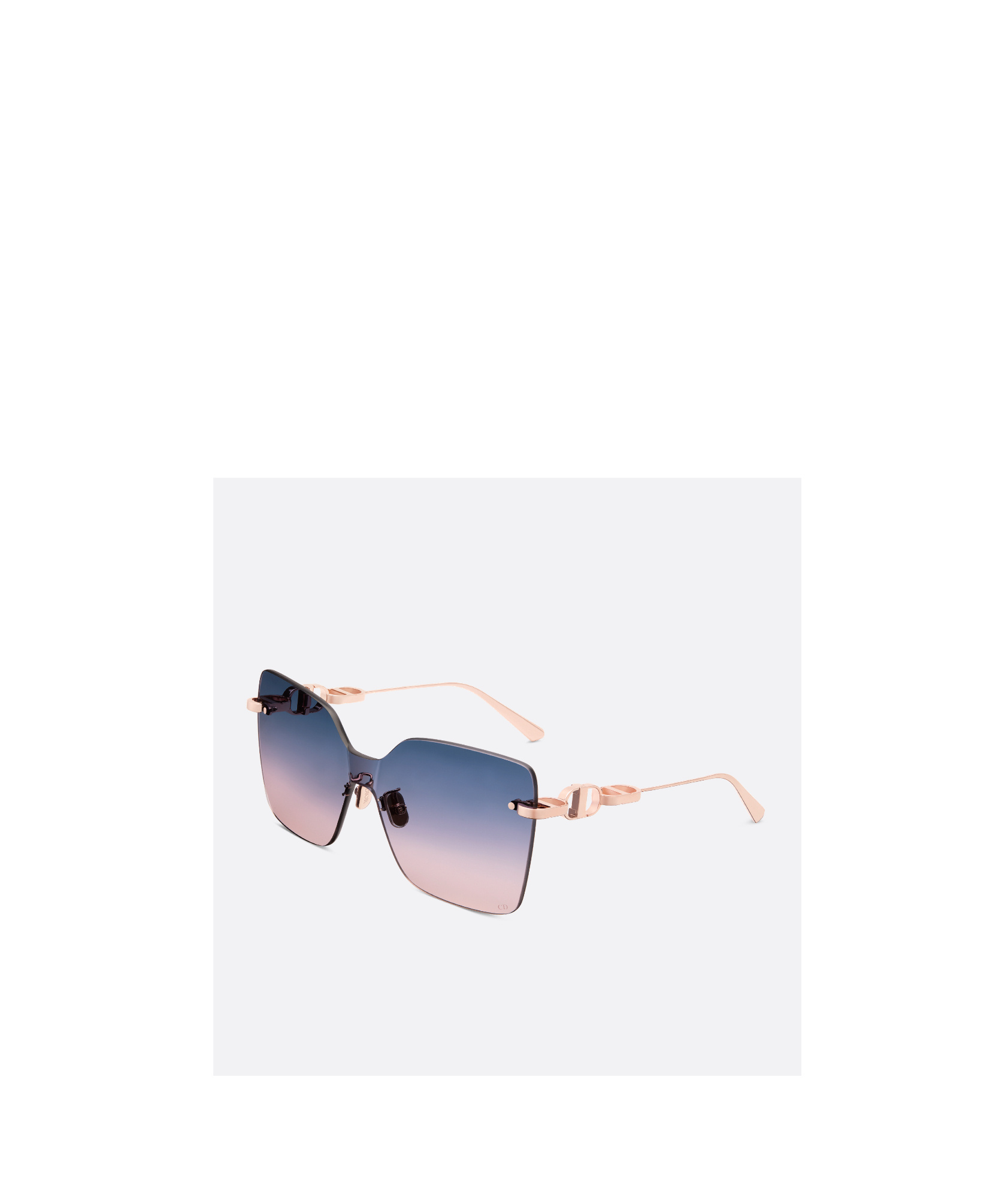 Dior Gradient Purple-to-fuchsia Square Sunglasses In Pink