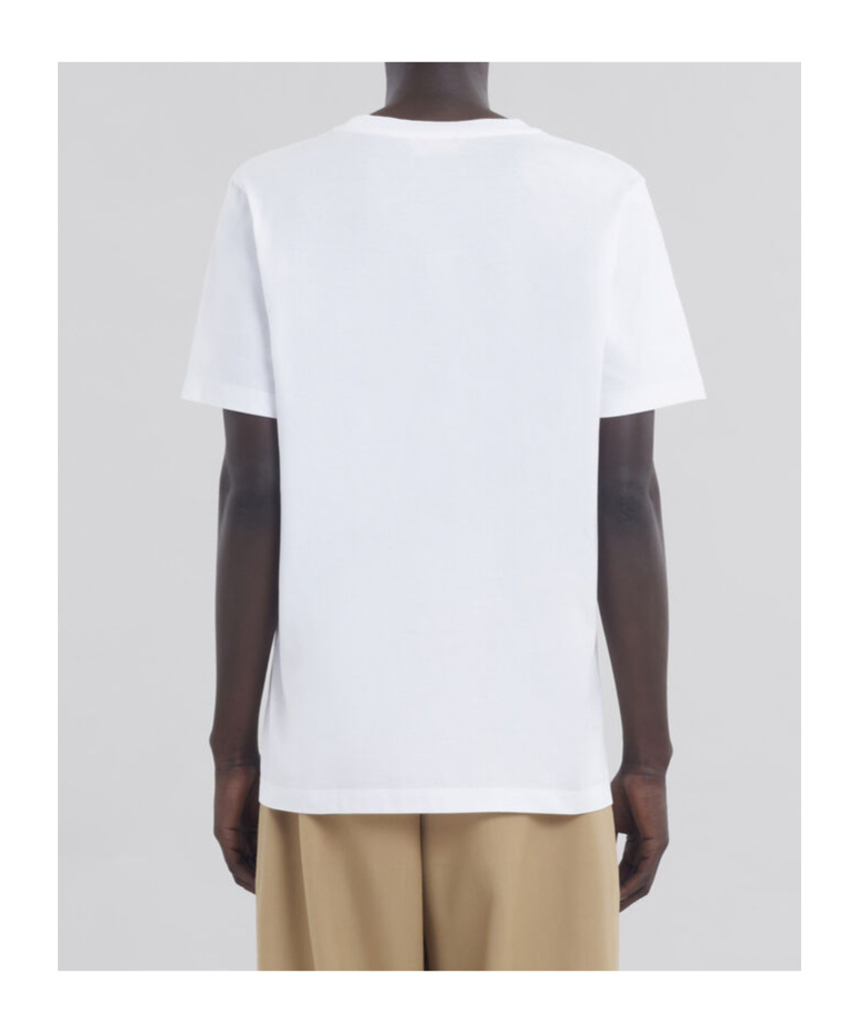 Shop Marni White Crew Neck T-shirt