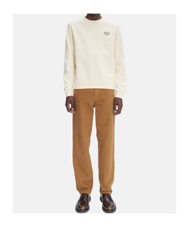 Apc Round-neck Sweater In White