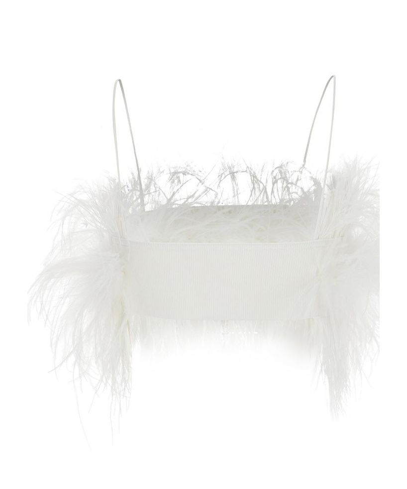 PHILOSOPHY DI LORENZO SERAFINI FEATHER VEST