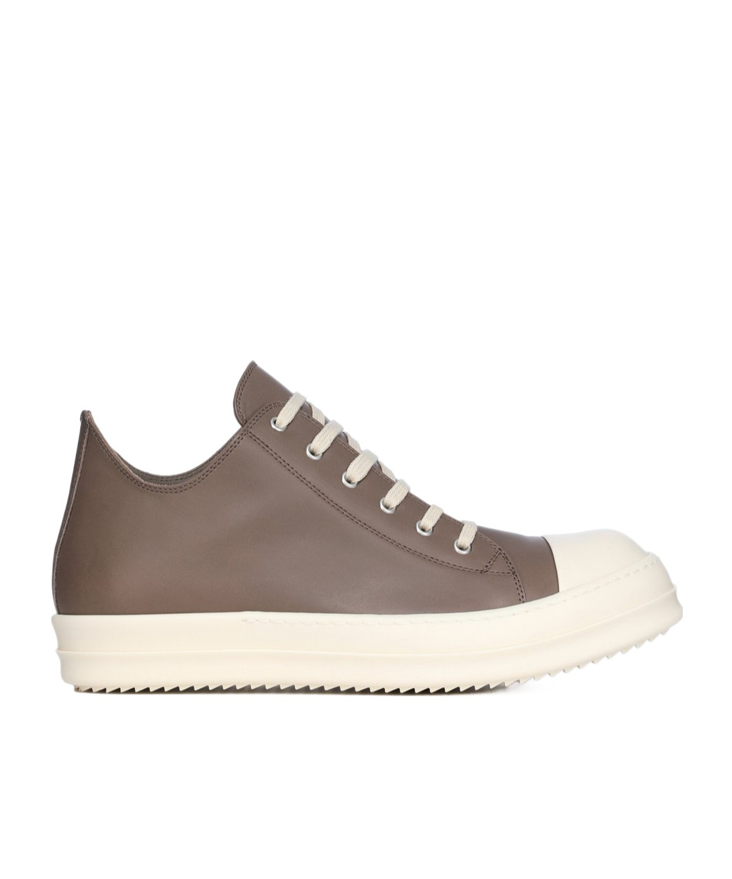 Rick Owens Lace-up Low-cut Casual Shoes In White