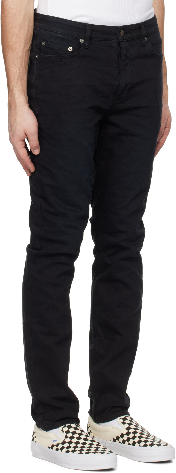Shop Ksubi Jeans With Belt Loops In Black