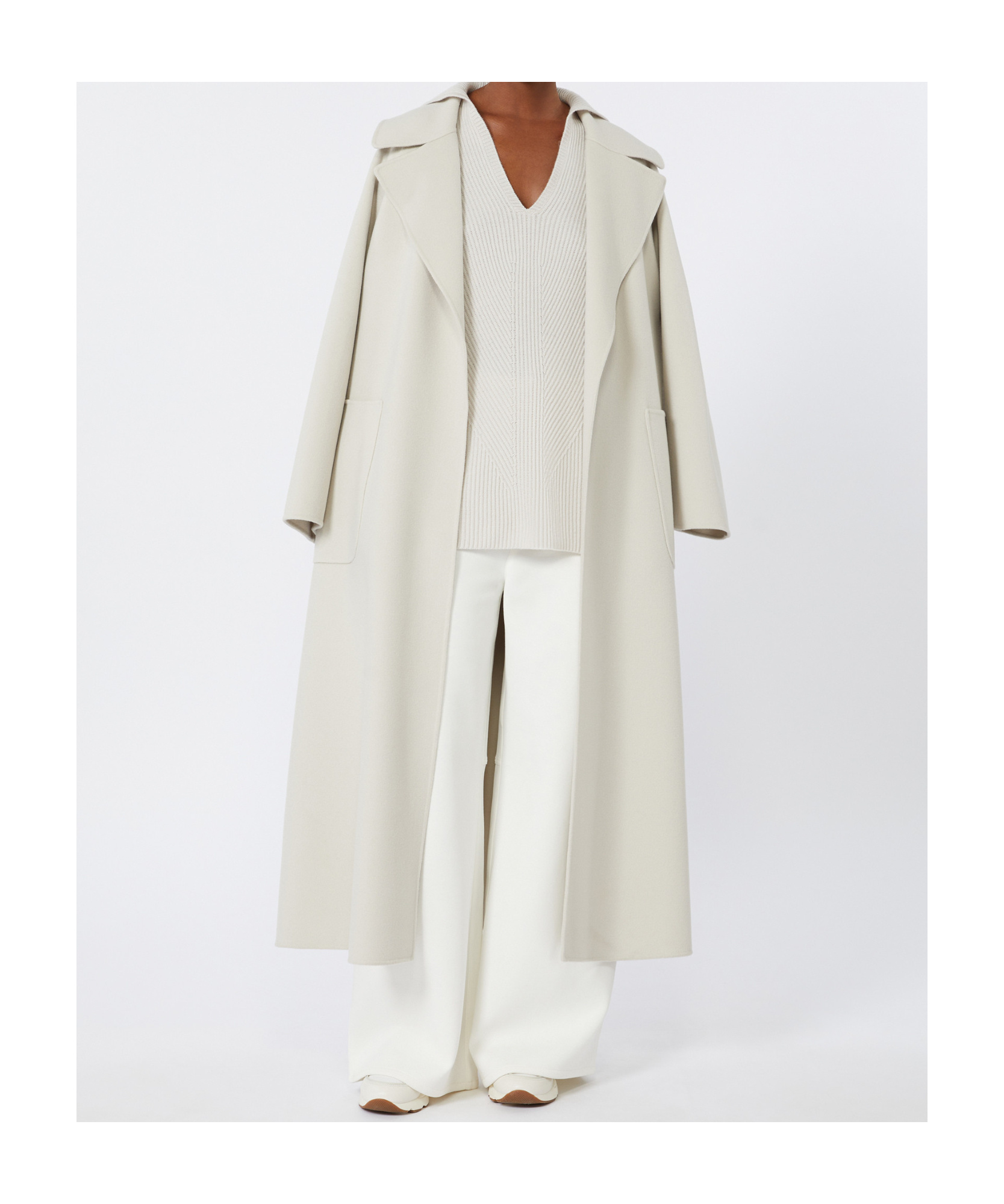 MAX MARA LONG-SLEEVED WOOL COAT
