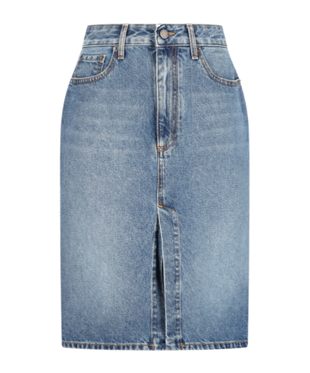 ALESSANDRA RICH DENIM PENCIL SKIRT 