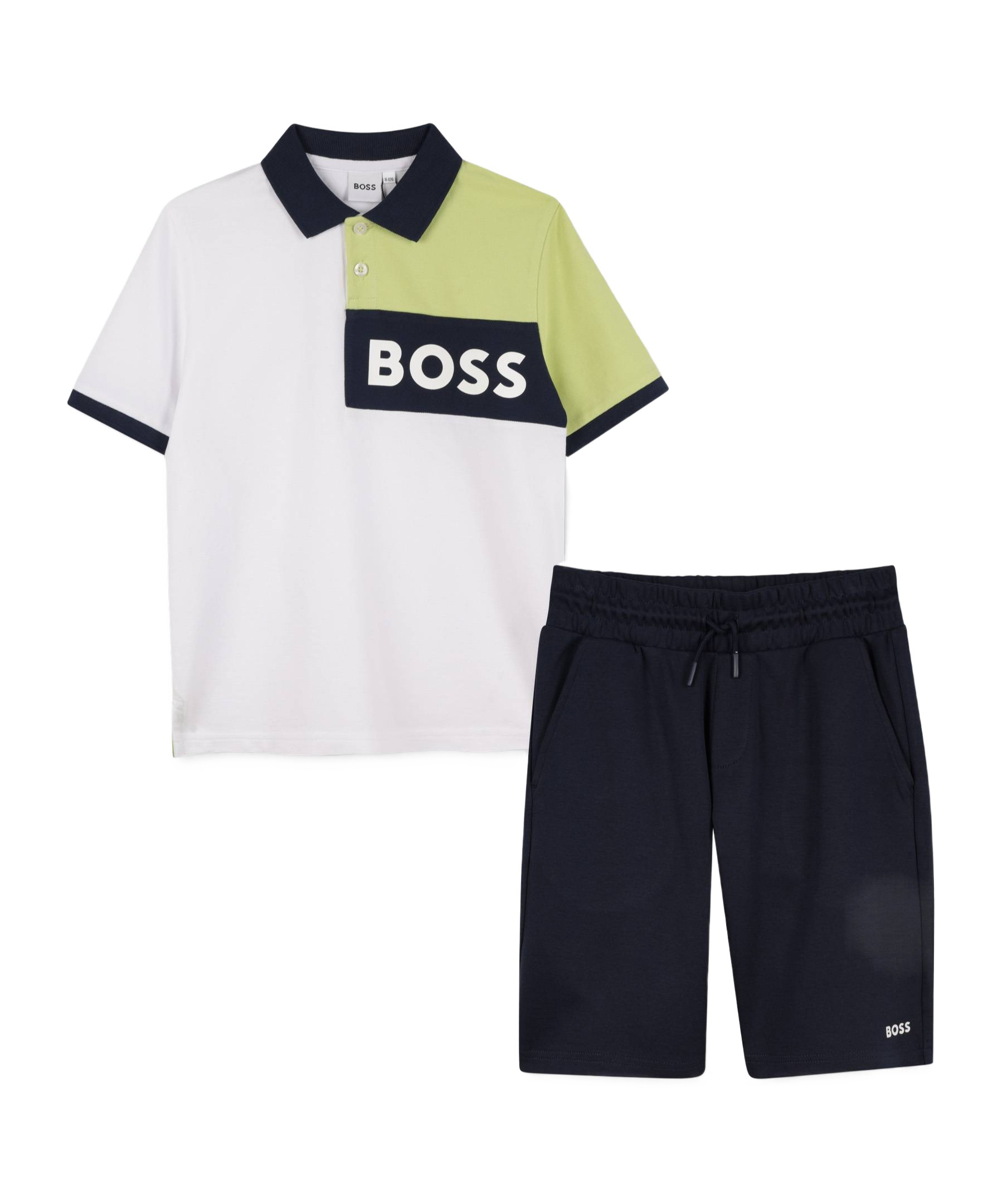 HUGO BOSS LOGO-PRINT TRACKSUIT SET