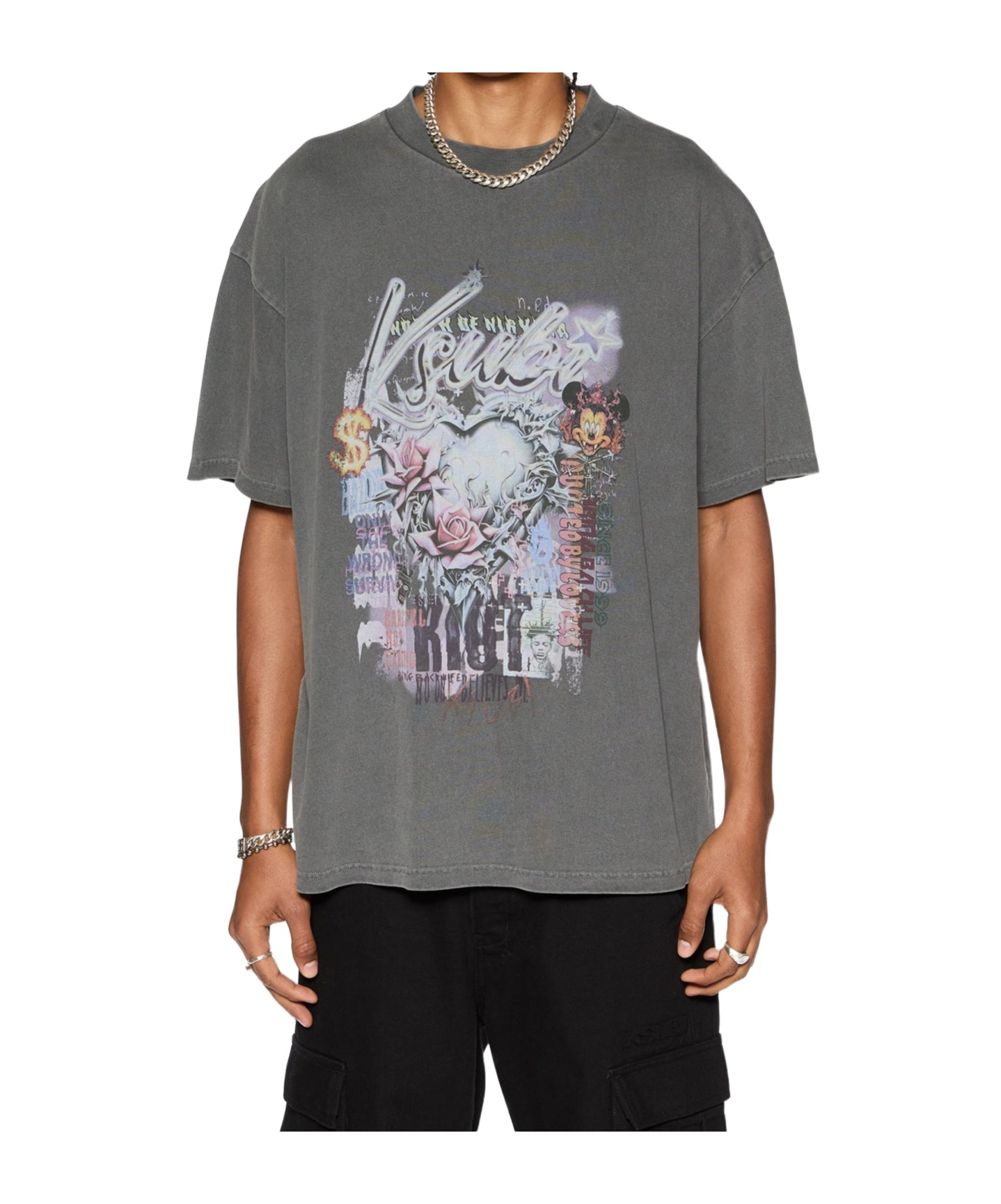KSUBI SKETCH EKCESS OVERSIZED T-SHIRT