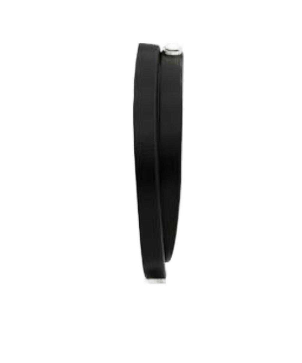Saint Laurent Ysl Bracciale Nappa Unica In Black
