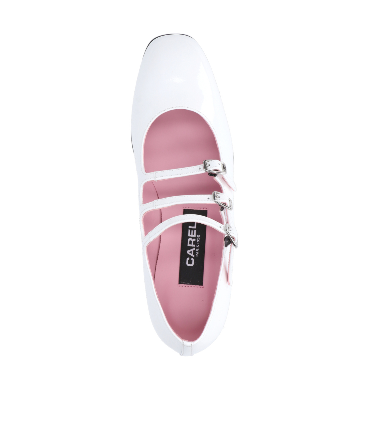 Shop Carel Paris Carel Ariana Triple Strap Pumps In White