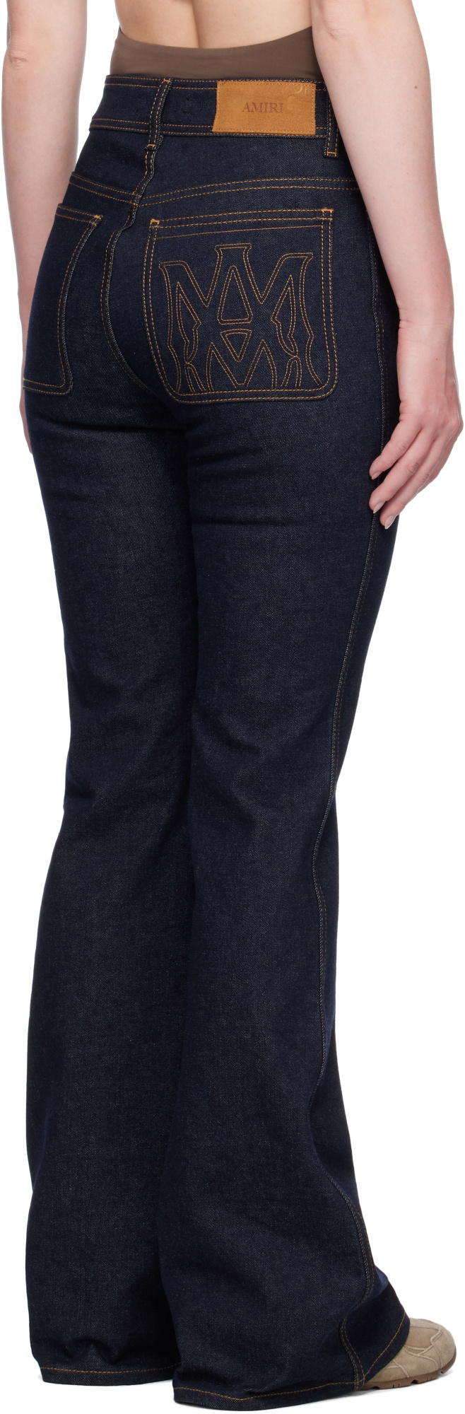Amiri Jeans With Belt Loops In Black