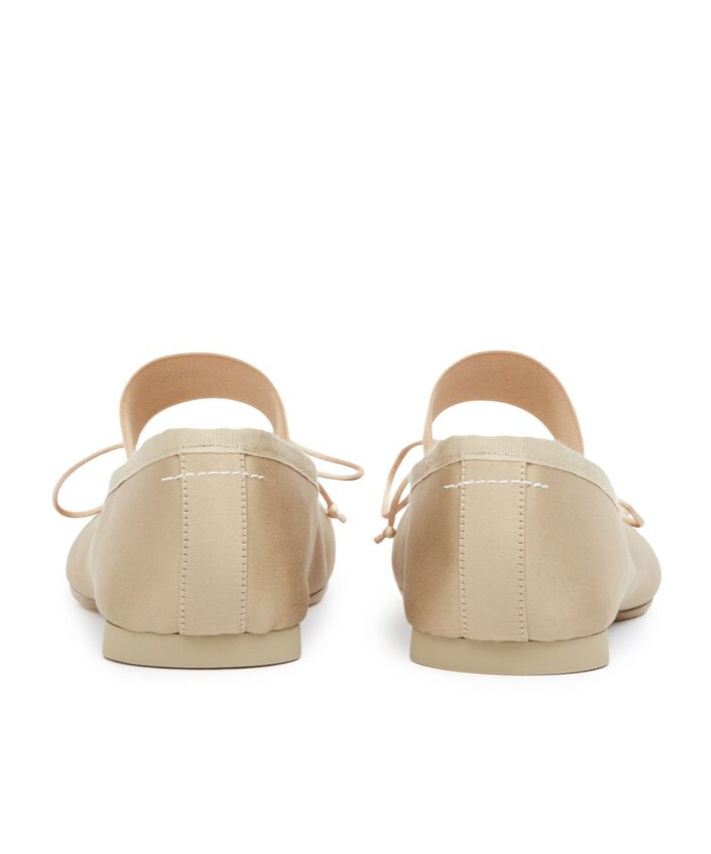 Shop Mm6 Maison Margiela Anatomic Ballerinas In Nude