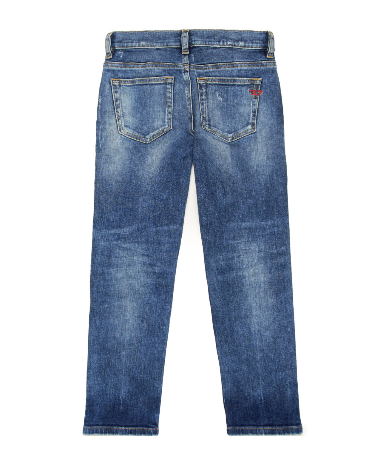 Diesel Mid-rise Slim-fit Jeans In Blue