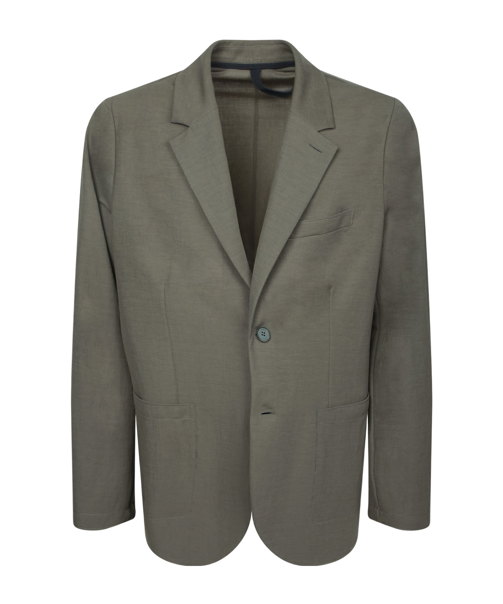 Harris Wharf London Dove Grey Rayon Jacket In Green