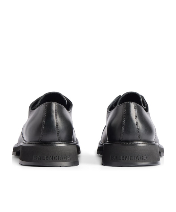 Balenciaga Truck Derby Shoes In Black