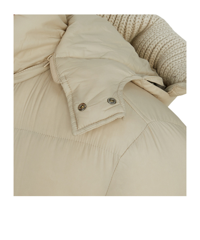 Herno Long-sleeved Down Jacket In Nude