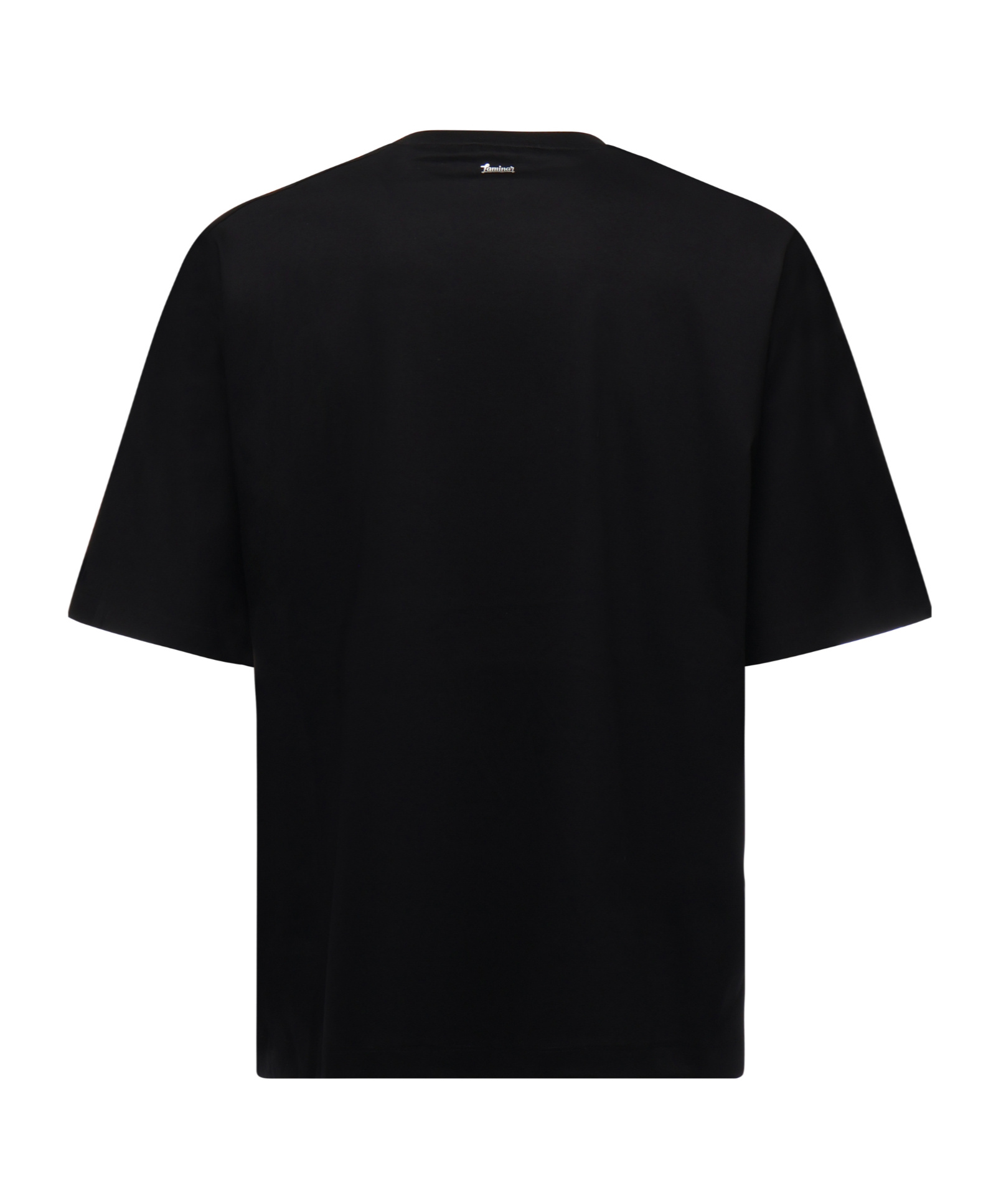 Herno Round Neck Short Sleeve T-shirt In Black