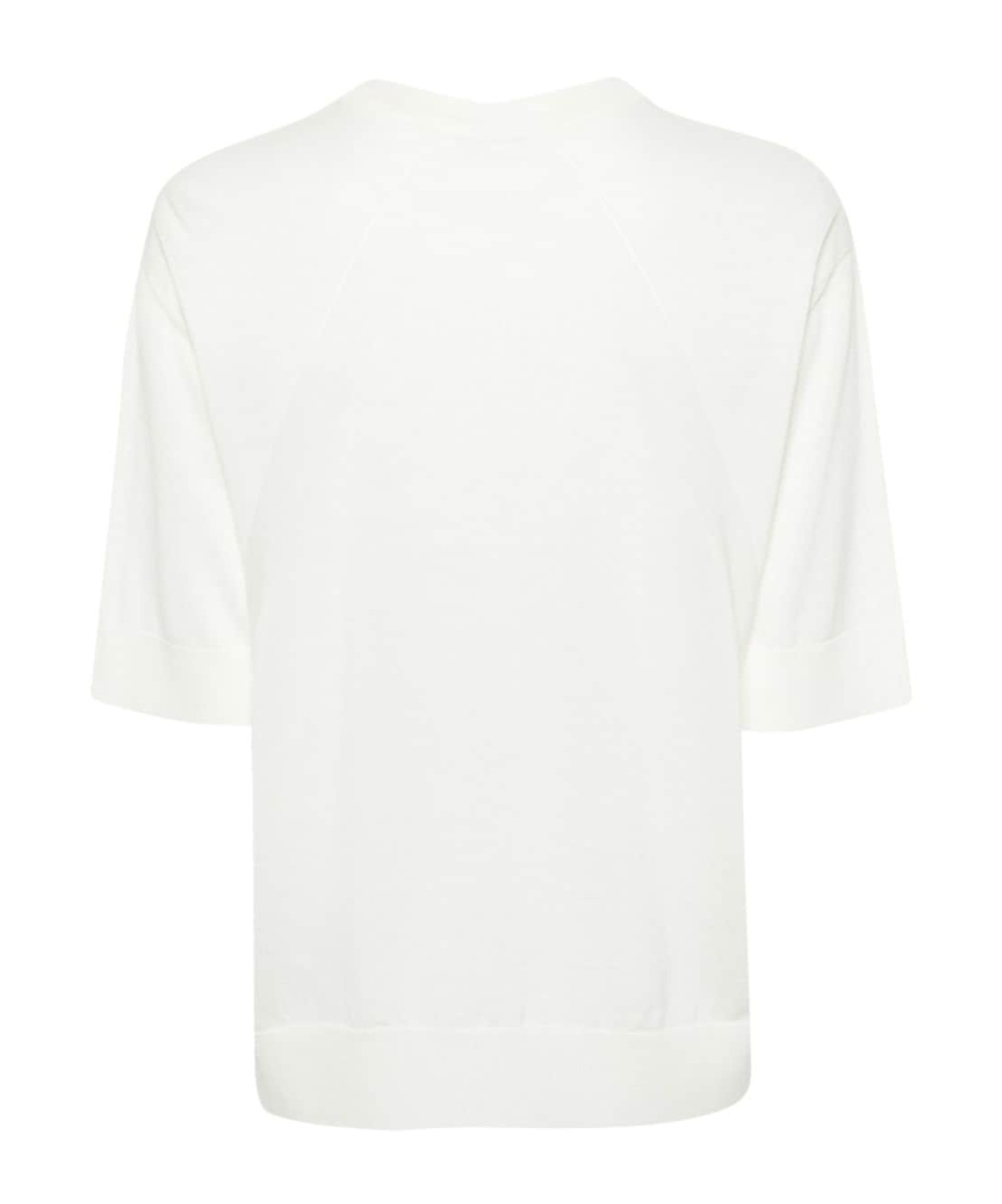 Jil Sander Drop-shoulder Short-sleeved T-shirt In White