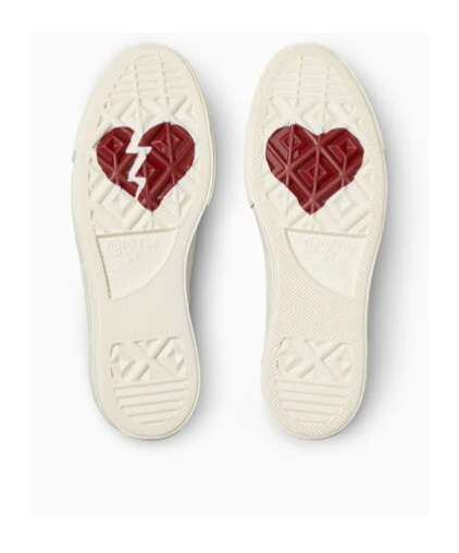 Shop Converse Chuck Taylor All Star Lift Platform Valentine's Day In White