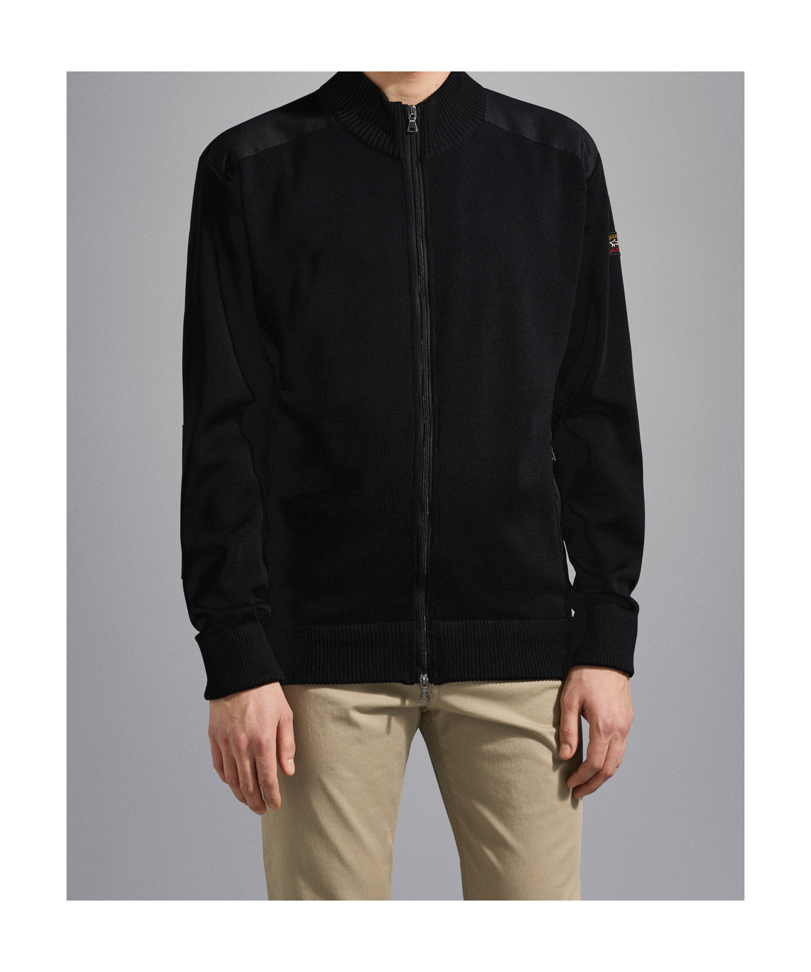 Paul & Shark Zipped Jacket In Black