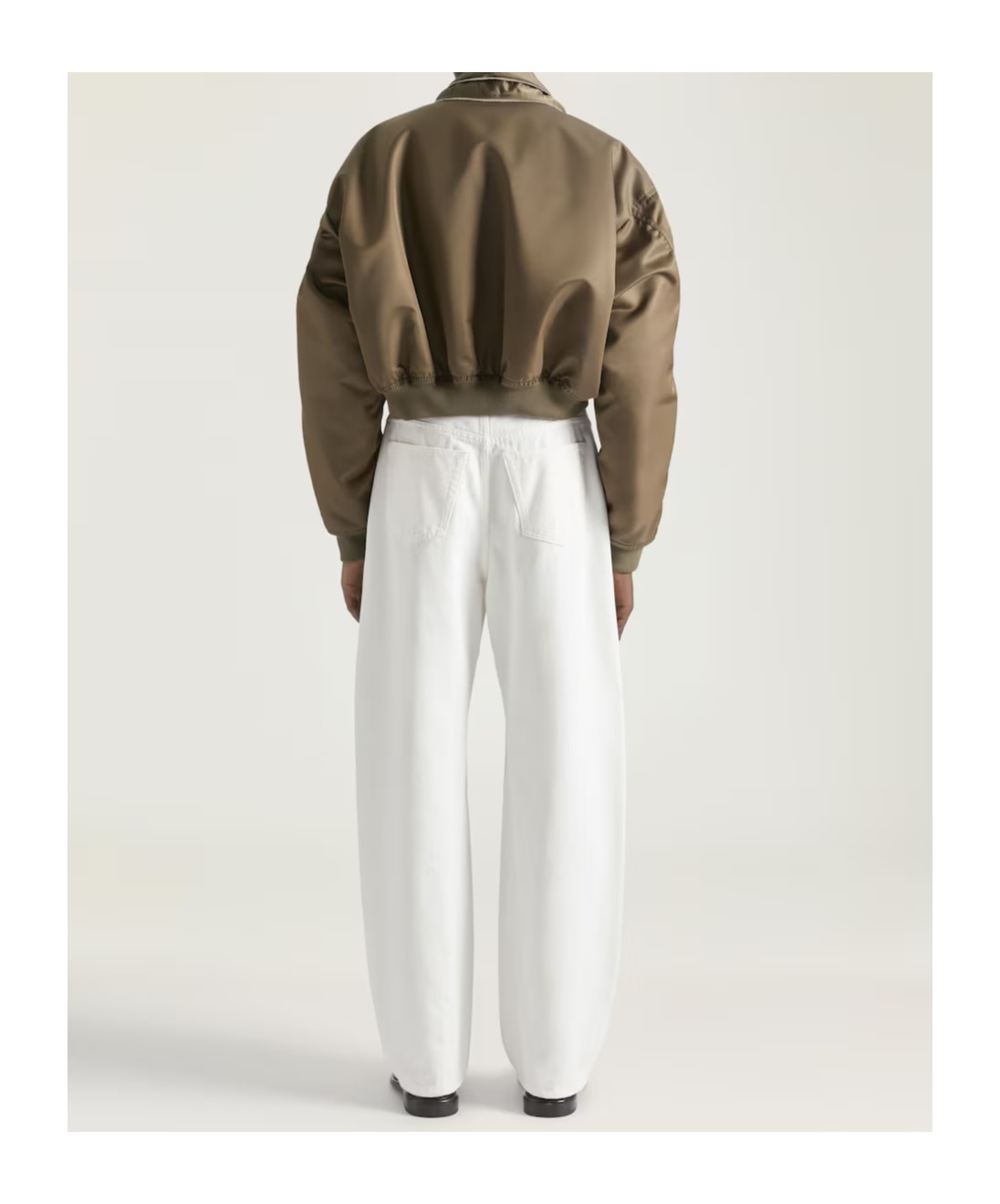 Givenchy Bomber With Zipped Shawl Collar In Nylon In Green