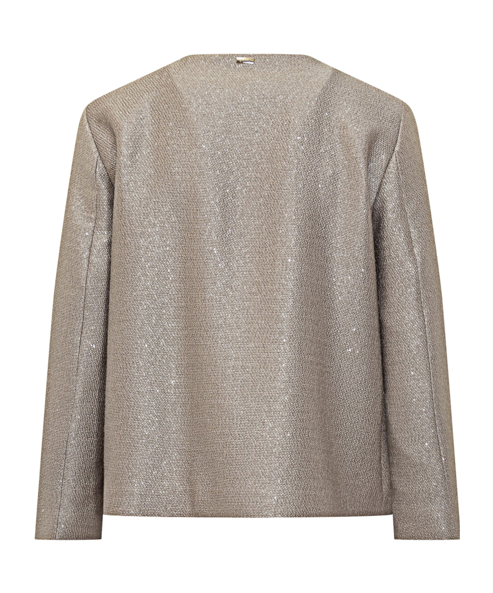 Herno Zipped Cropped Jacket In Gray