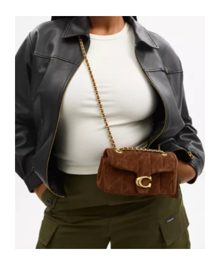 Coach Tabby Shoulder Bag 20 With Quilting In Brown