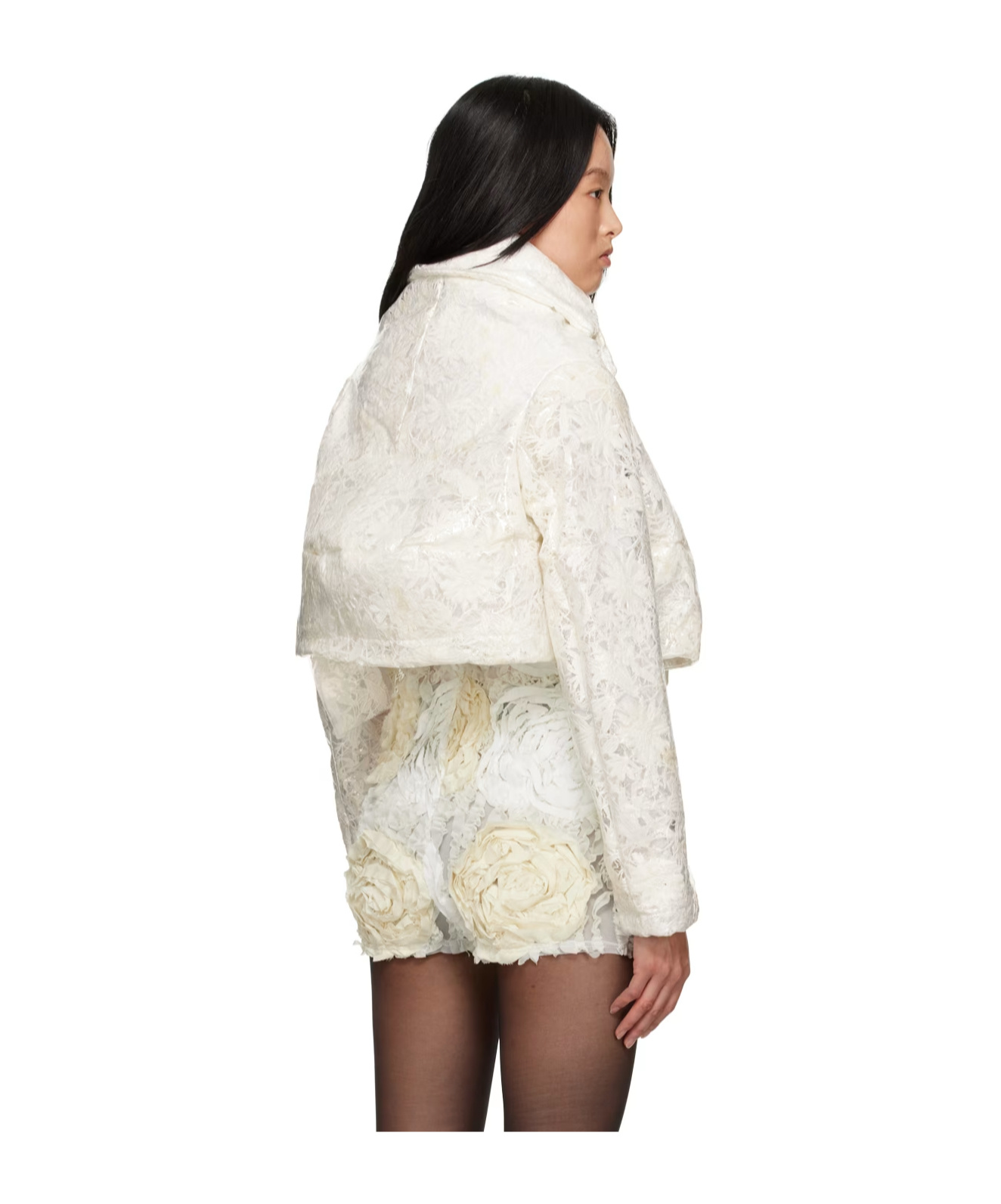 COMME DES GARÇONS LAPEL LACE CASUAL JACKET 