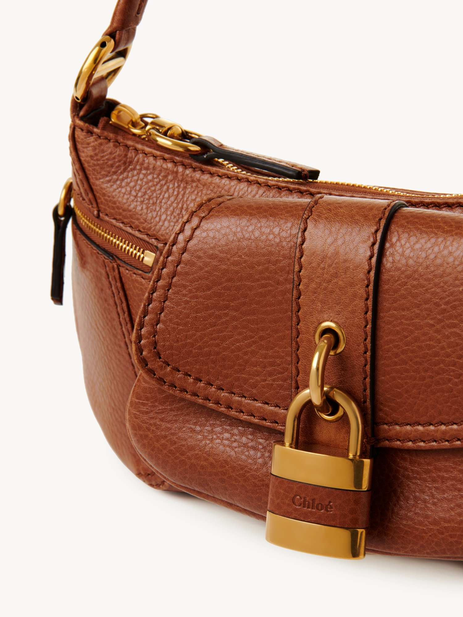 Chloé The 99 Shoulder Bag In Brown