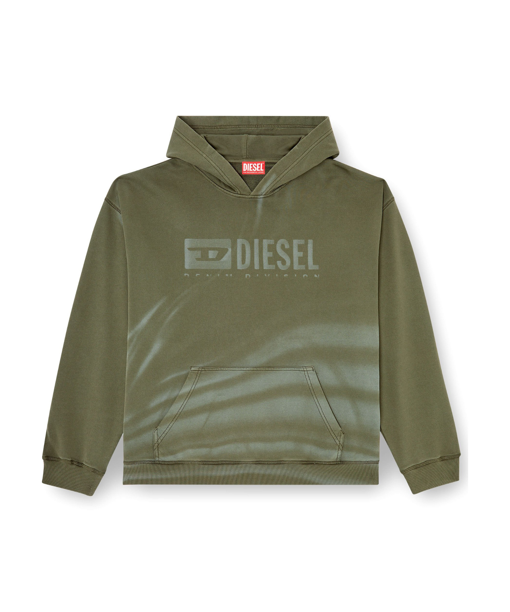 Diesel S-boxt-hood-r9 Hoodie In Green