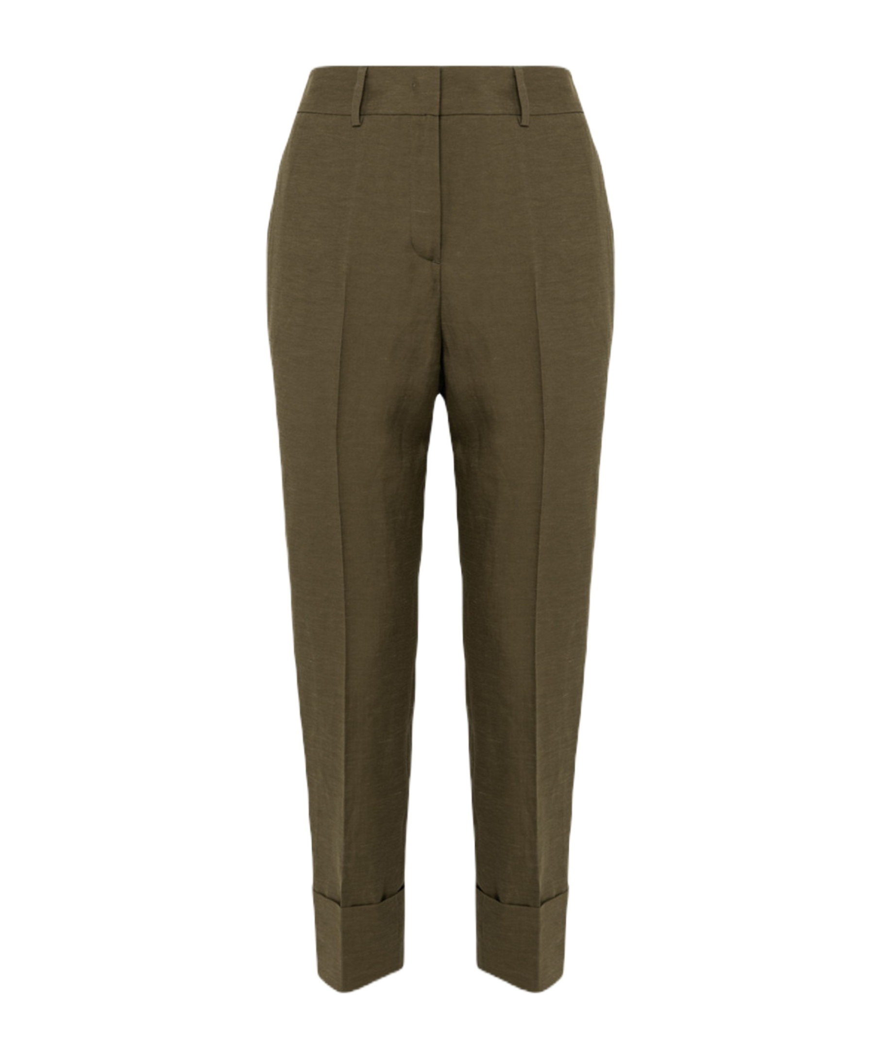 Blugirl Belt Loops Slacks In Green