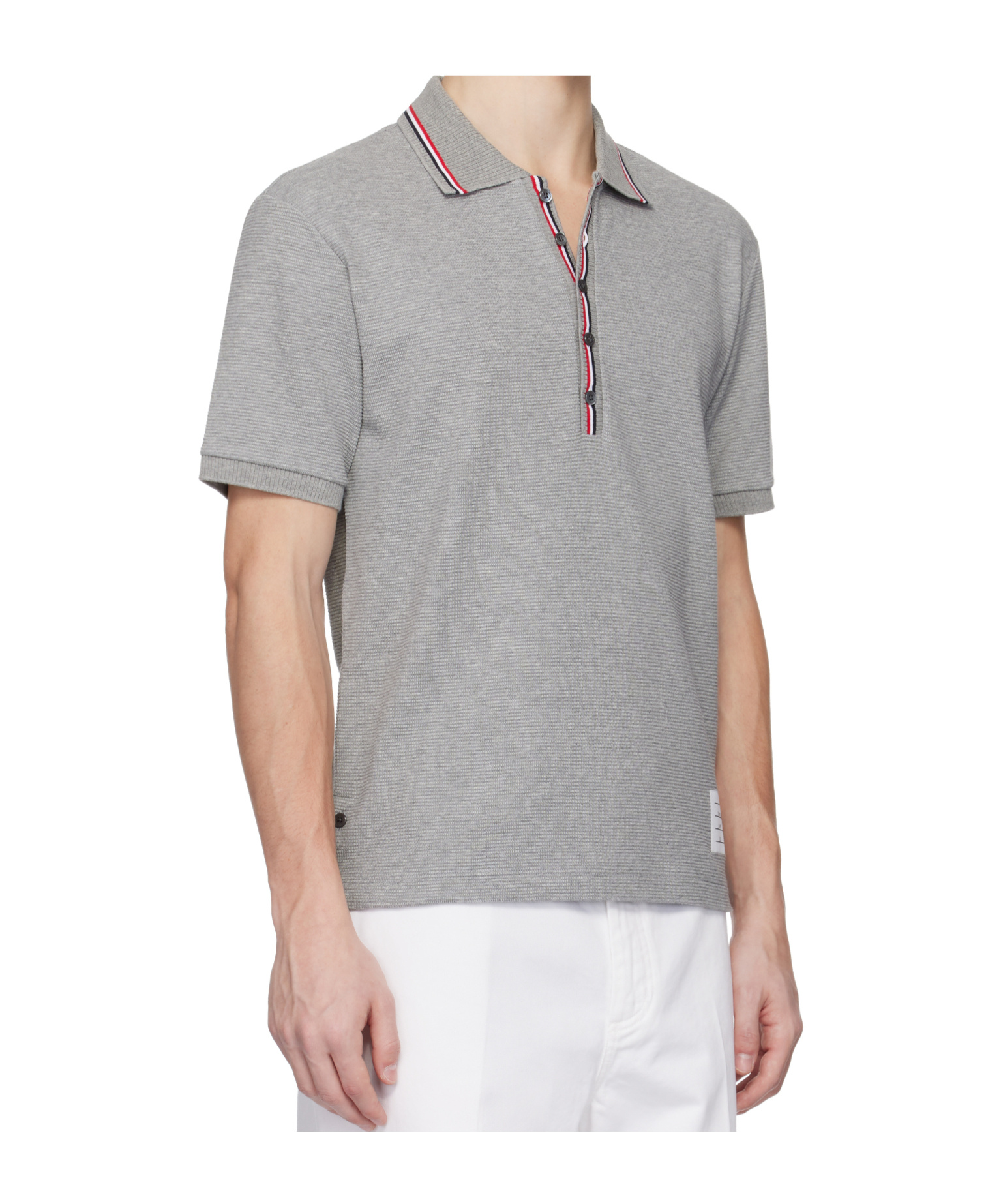 Shop Thom Browne Cotton Polo Shirt