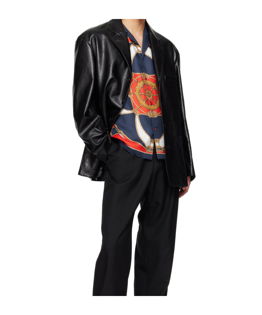 Bally Long Sleeve Leather Jacket