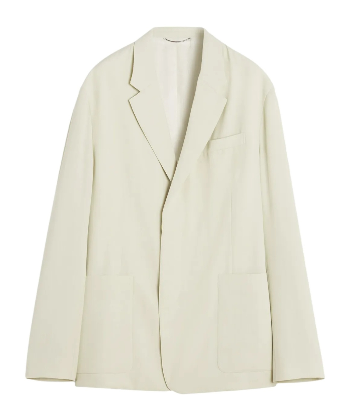 Lanvin Loose-fitting Wool Blend Jacket In Neutral