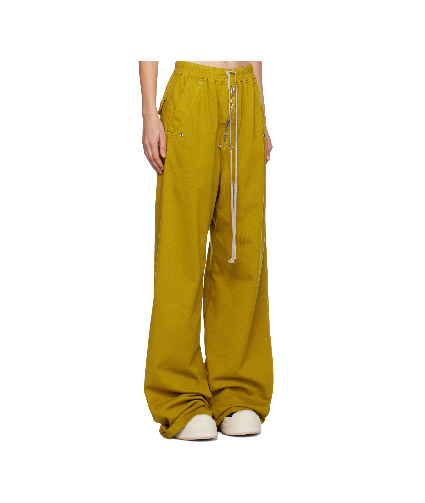 Rick Owens Drkshdw Drawstring Sweatpants In Brown
