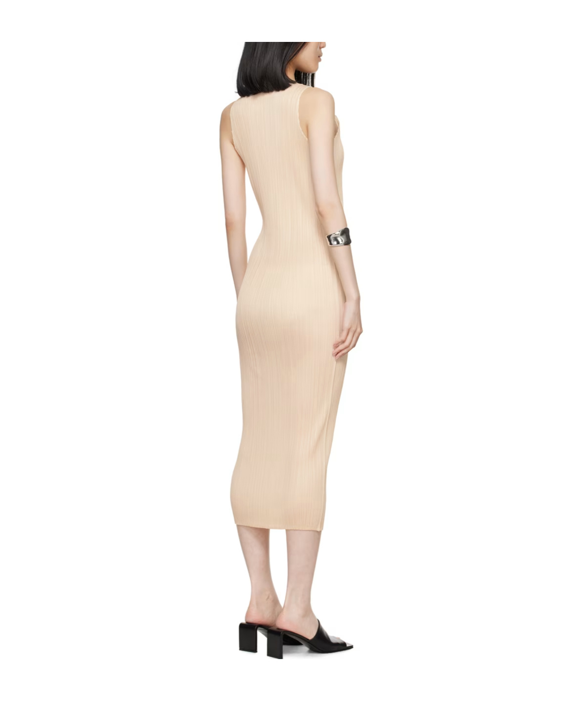 Issey Miyake New Colorful Basics 3 Dress In Nude