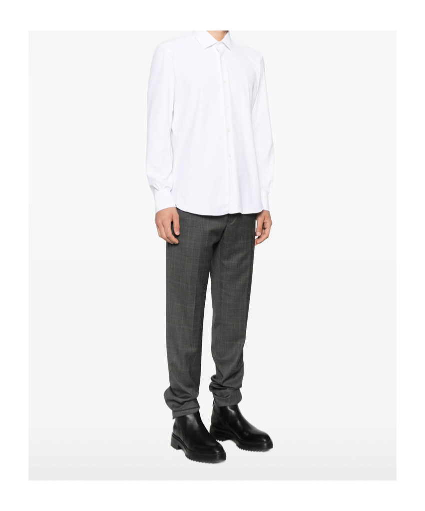 Mazzarelli Long-sleeve Shirt In White