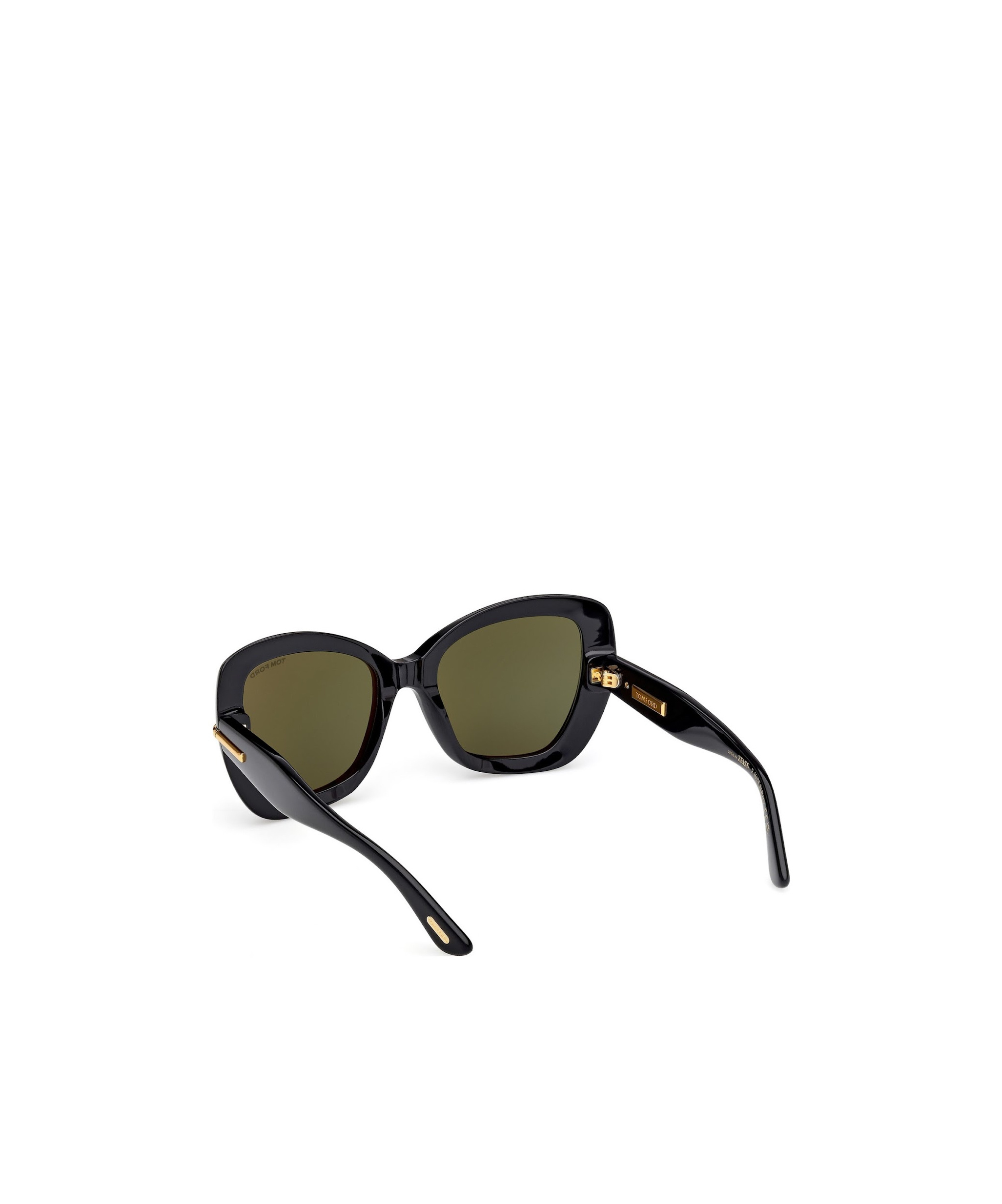 Tom Ford Icon Acetate Butterfly Sunglasses In Black