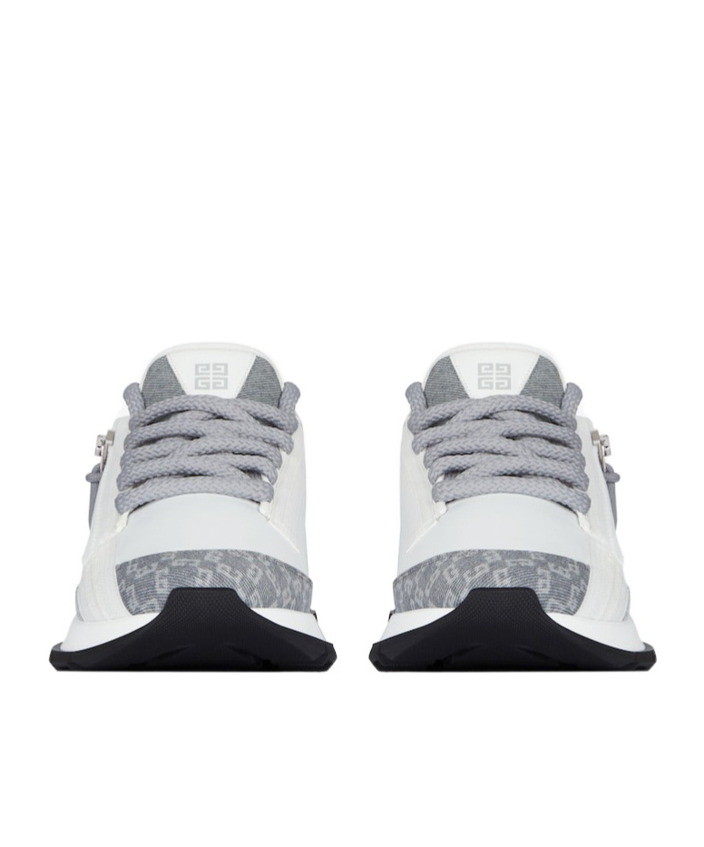 Givenchy Zippered Sneakers Contrast Panels In White