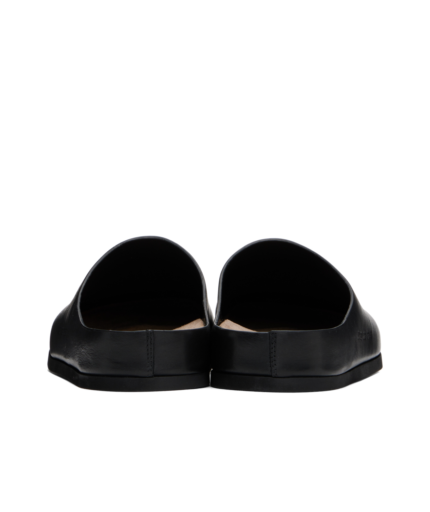 Common Projects Men's Leather Clogs In Black