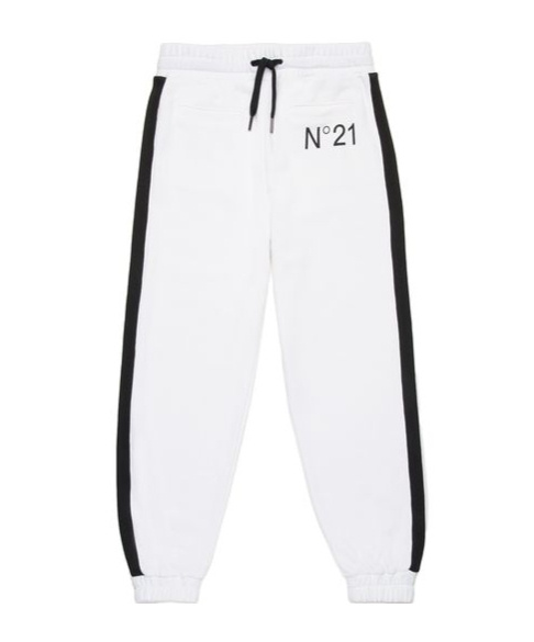 N°21 Logo-print Track Pants In White