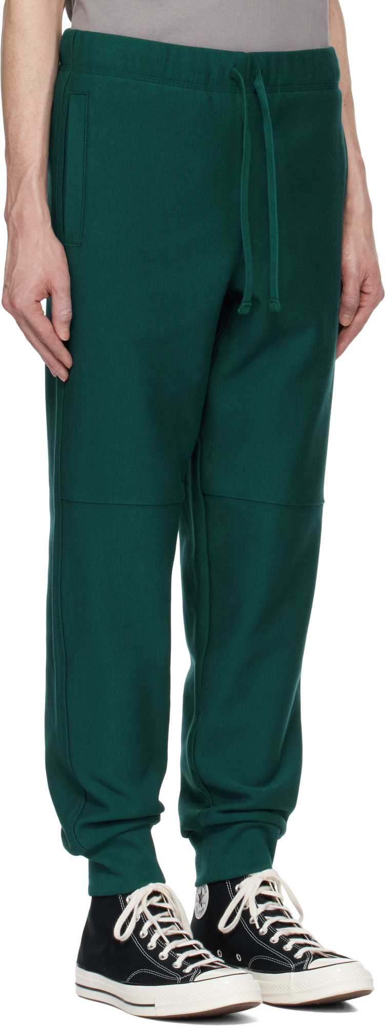 Carhartt Green American Script Sweatpants In Green