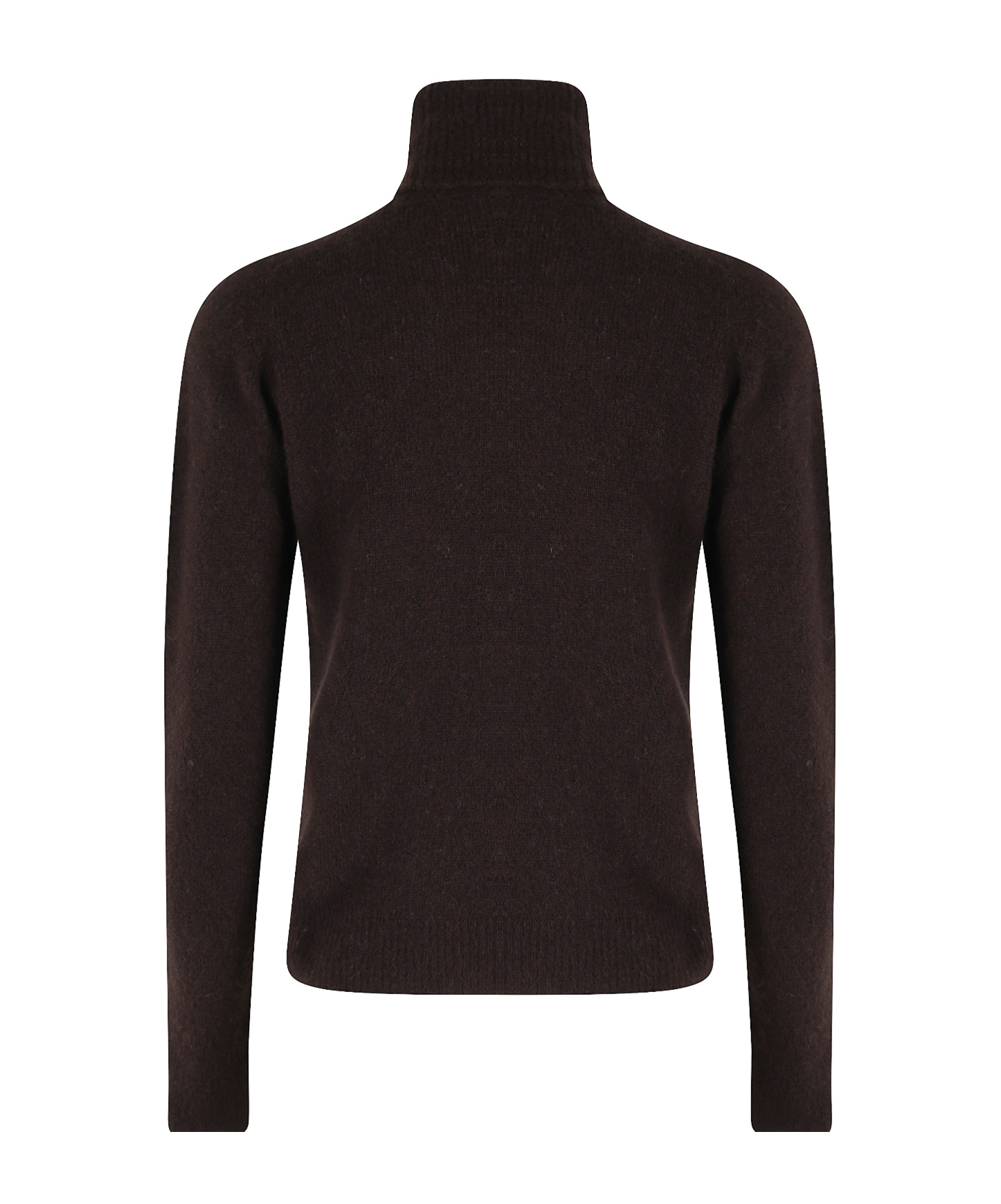 Roberto Collina Turtleneck Long Sleeve Sweater In Brown