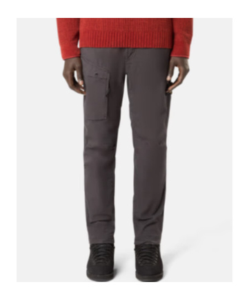 Stone Island Regular Fit Cargo Trousers With Multiple Pockets