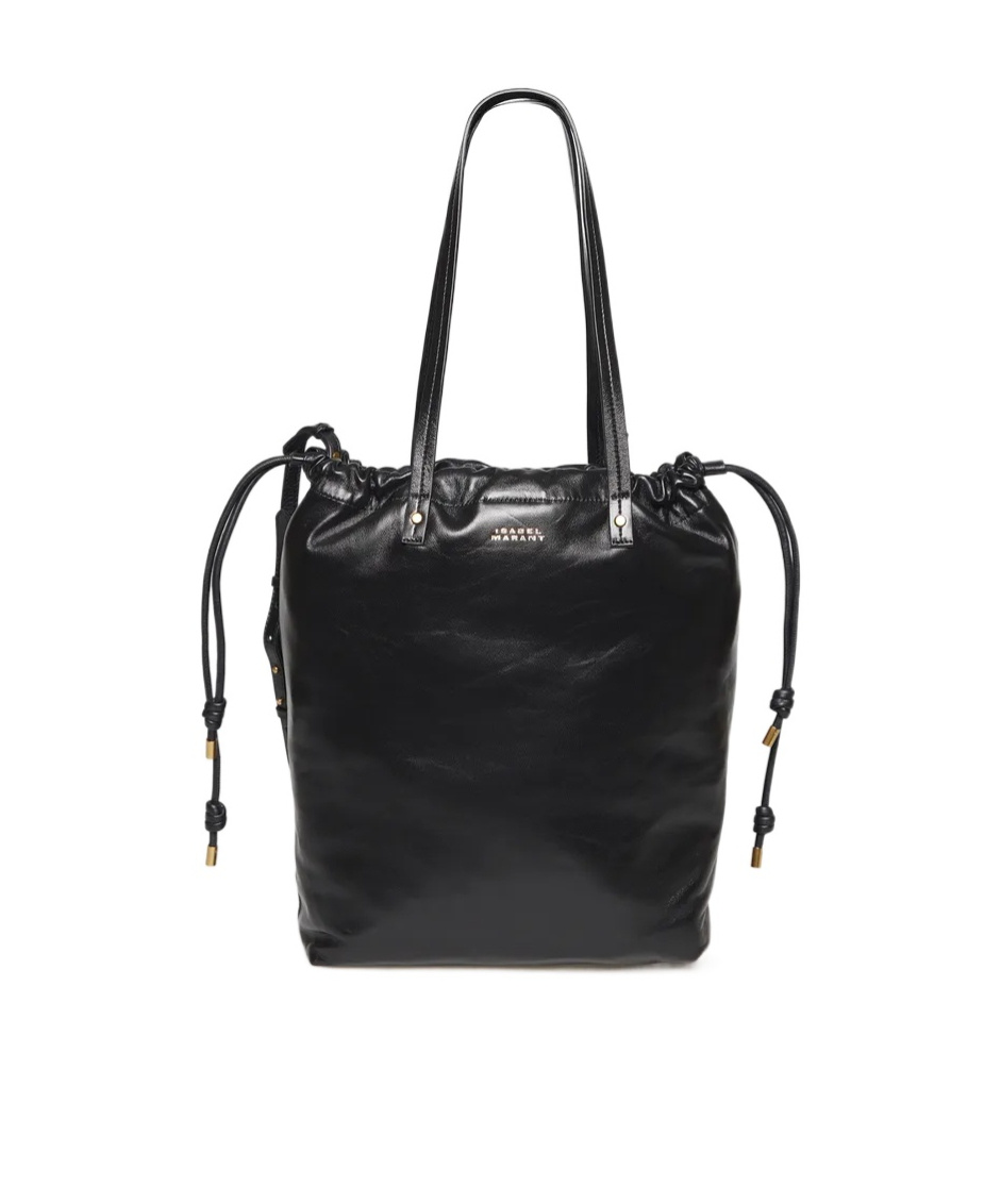 Isabel Marant Drawstring Tote Bag In Black