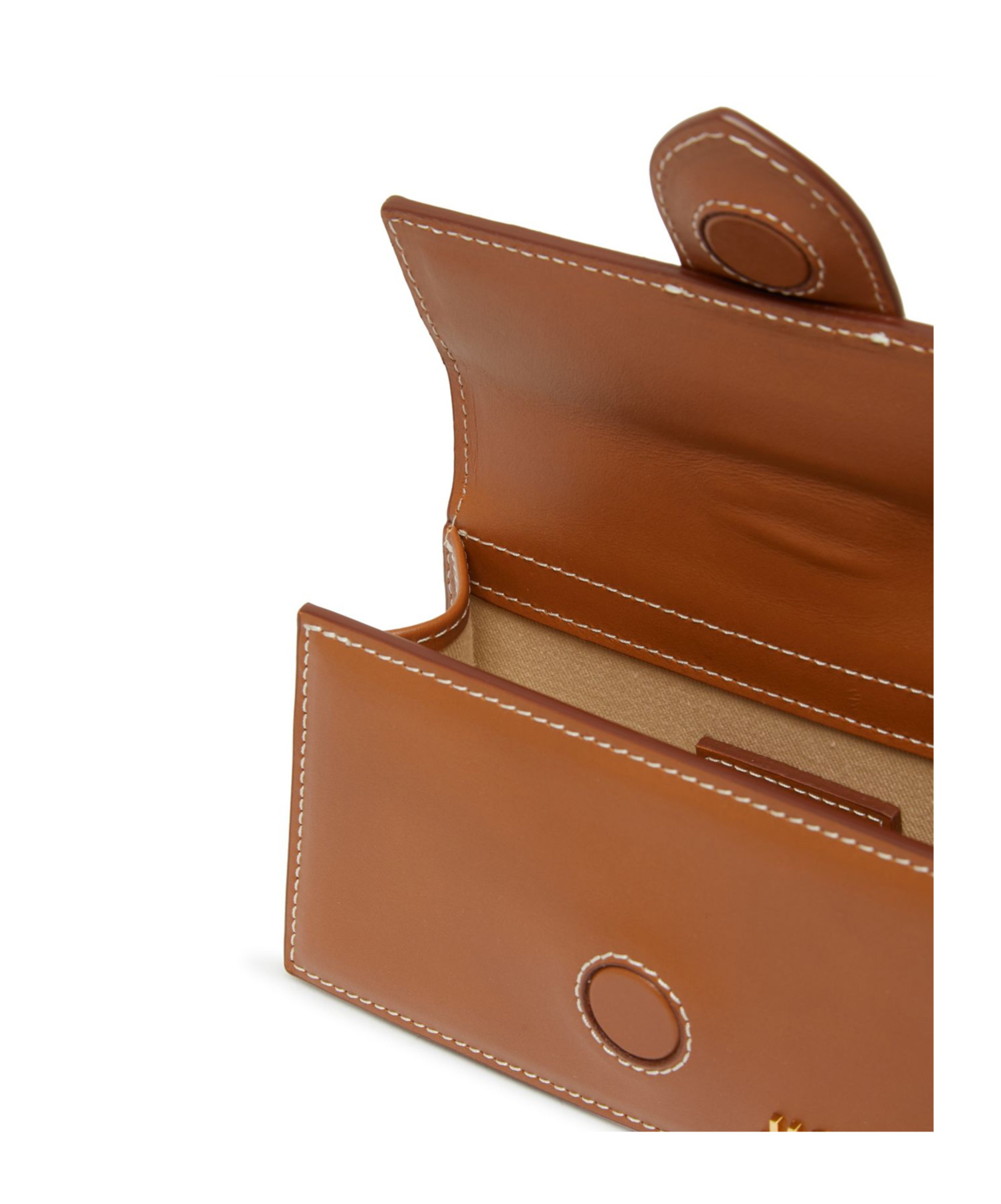 Shop Jacquemus Bambino Flip Shoulder Bag In Brown