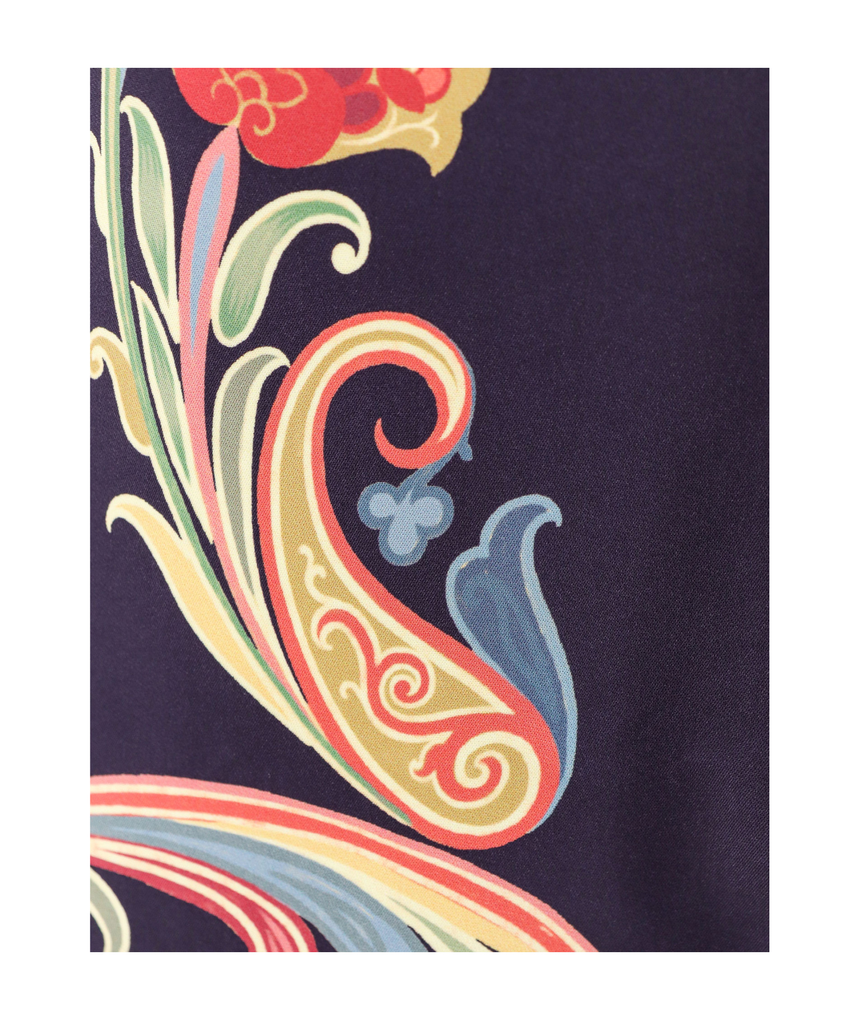 Etro Women Viscose Dress With Iconic Multicolor Print In Black