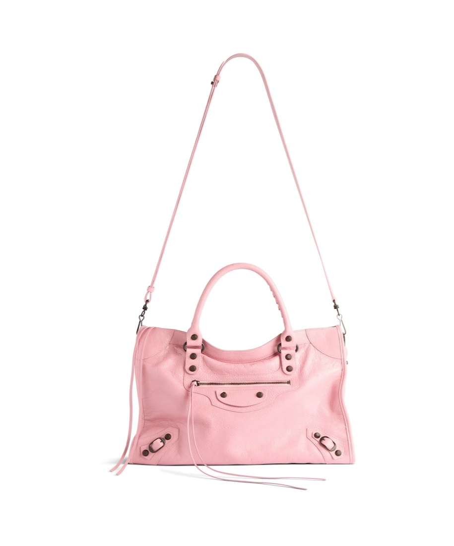 Balenciaga Women's Le City Medium Bag  In Vintage Pink In Pink