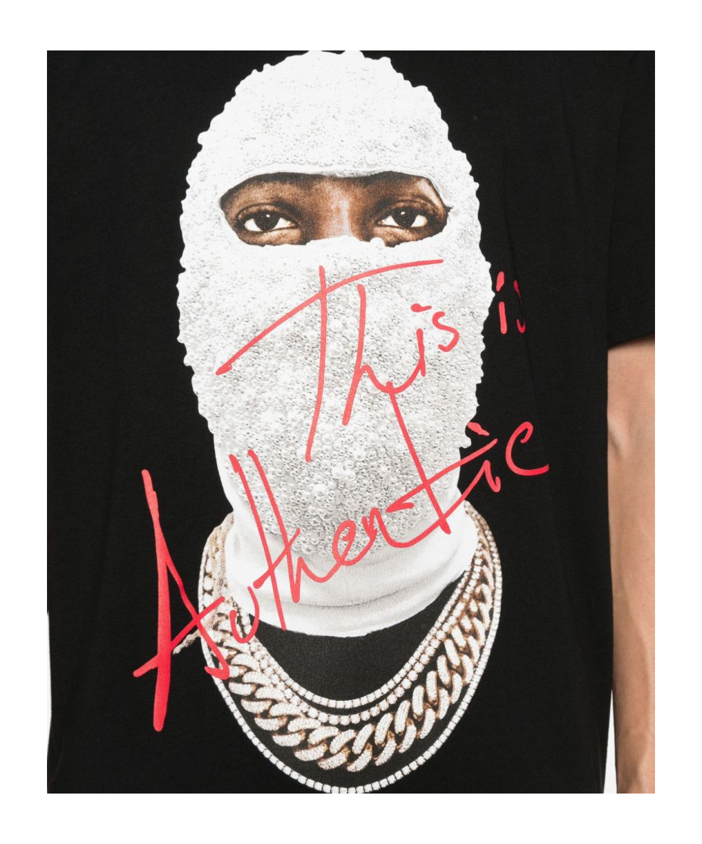 Ih Nom Uh Nit Graphic Printed Crewneck T-shirt In Black