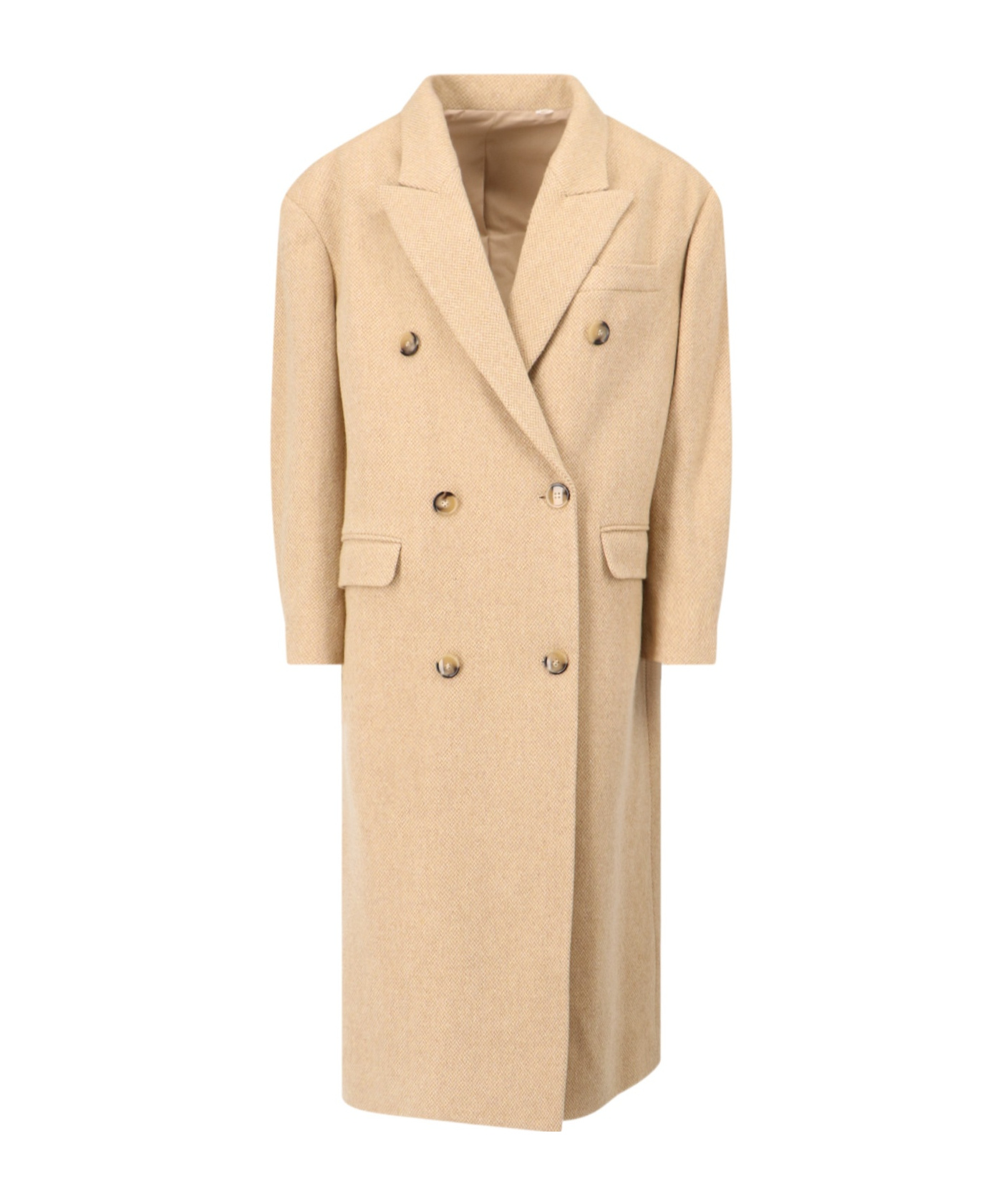 Shop Isabel Marant Étoile Lexana Coat In Nude